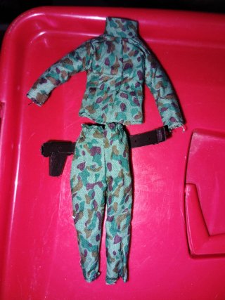 Madelman Militar Traje Camuflaje y Cinturón