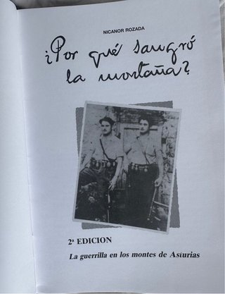 Libro Por qué sangró la montaña . Segunda edición
