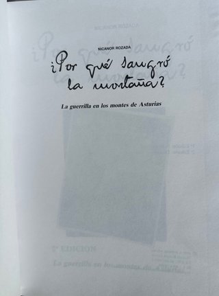 Libro Por qué sangró la montaña . Segunda edición