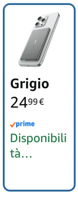 Powerbank Magnetico decqle Air 5000mAh - NUOVO