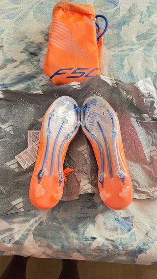 Botas Fútbol Adidas F-50 Elite Naranja/Azul
