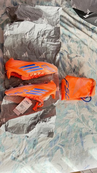 Botas Fútbol Adidas F-50 Elite Naranja/Azul