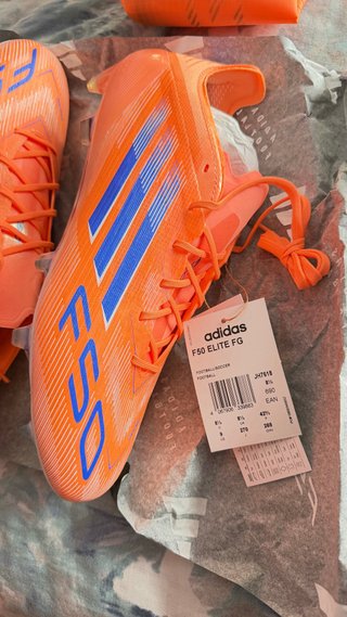 Botas Fútbol Adidas F-50 Elite Naranja/Azul