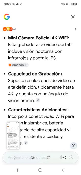 Mini Cámara Corporal 4K WiFi Policial