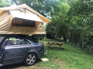 Tienda de techo para coche