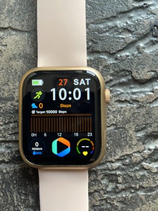 Smartwatch Rosa e Oro