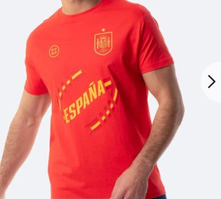 Camiseta RFEF España Talla S Roja