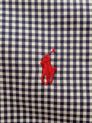 Camicia Ralph Lauren a quadri blu e bianchi