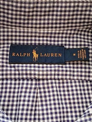 Camicia Ralph Lauren a quadri blu e bianchi