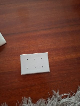 Cartoncitos para pendientes (blanco)