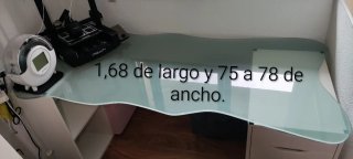 Escritorio Cristal Hecho a Medida