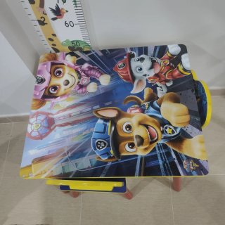 Mesa y 2 sillas Patrulla Canina