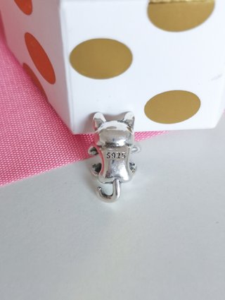 CHARM GATO GATITO PARA PULSERA PANDORA CON CAJA