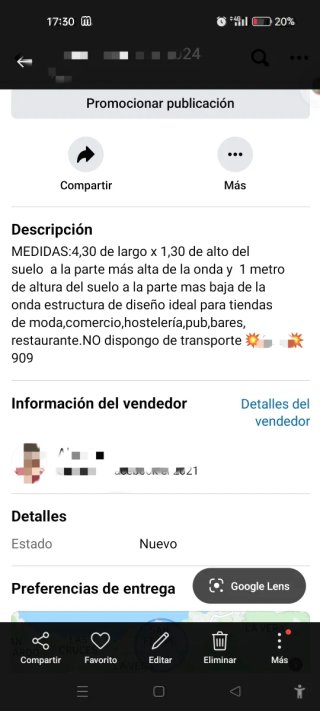 Barandilla Diseño Ondulada Negra
