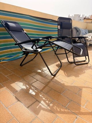 Confezione da 2 sedie sdraio da spiaggia o giardino