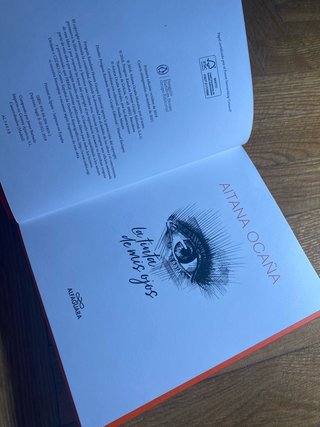La tinta de mis ojos