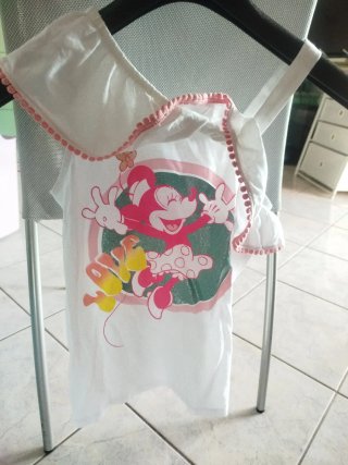 Vestito bambina bianco con volant