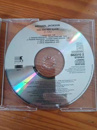 Single Michael Jackson You Are Not Alone 4 Version