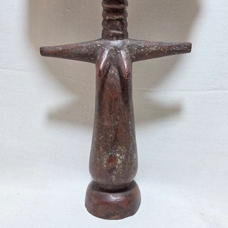 Scultura Africana Legno Akua'ba Ashanti Ghana XX S