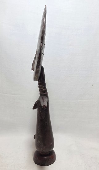 Scultura Africana Legno Akua'ba Ashanti Ghana XX S