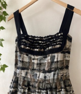 Vestido corto estampado