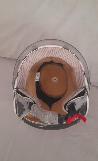 Casco Moto Vintage II Rayas