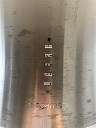 Campana Extractora Mepansa Cylindra Isla Inox