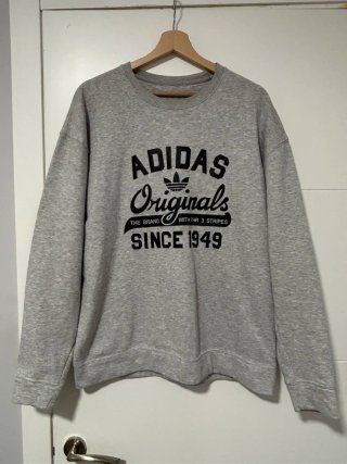 Sudadera Adidas Originals Hombre Gris