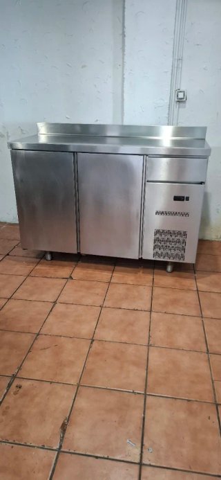 Bajo mostrador 2 puertas acero inoxidable