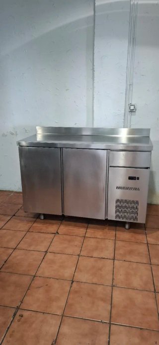 Bajo mostrador 2 puertas acero inoxidable