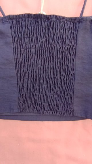 Mango top plisado T. Xs