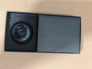 Mini cámara de vigilancia negra