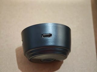 Mini cámara de vigilancia negra