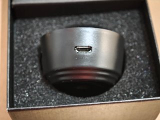 Mini cámara de vigilancia negra
