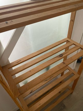 Estantería de madera 5 baldas