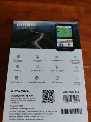 Ciclocomputador GPS iGPSPORT BiNavi