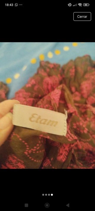 Pareo estampado floral solidario