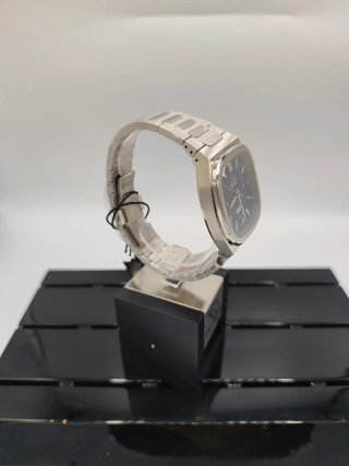 Reloj Jaguar Caja Madera Azul Plata