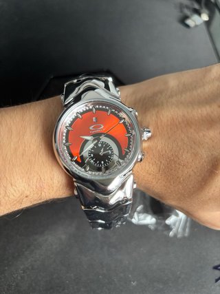 Reloj Oakley Judge - Naranja Plata