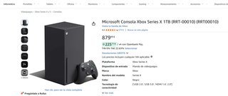 Xbox Series X 1TB + Mando y Carga y Juega
