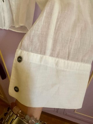 Camisa blanca 100% algodón