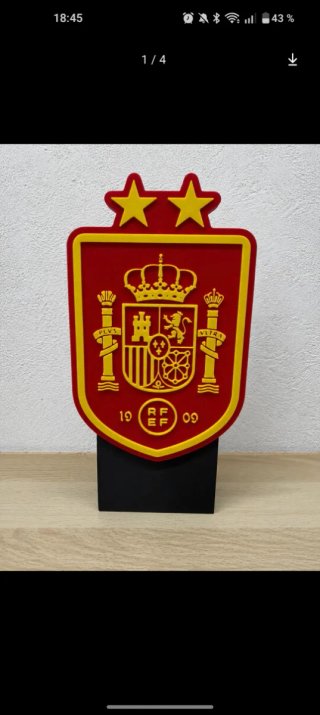 Escudo España Mundial Fútbol Conmemorativo