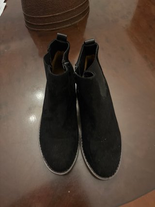 Botas negras de ante