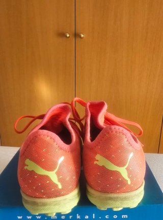 Zapatillas Puma Fútbol T36 Naranja y amarillo