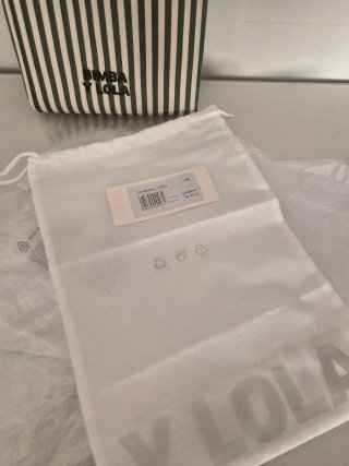 Bolsito Bimba y Lola Rayas Verde/Blanco