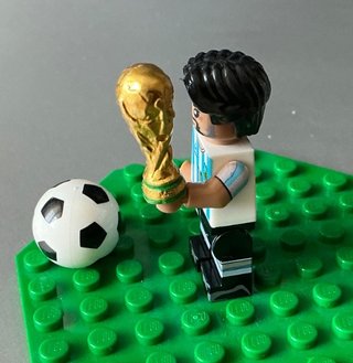 Minifigure Maradona (compatibile LEGO)