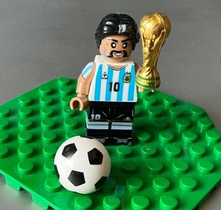 Minifigure Maradona (compatibile LEGO)