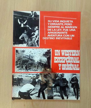 Cartel Original Dos Hombres y un Destino (1969)