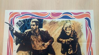 Cartel Original Dos Hombres y un Destino (1969)