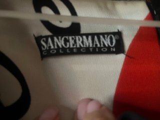 Abito Sangermano nero e rosso usato due volte